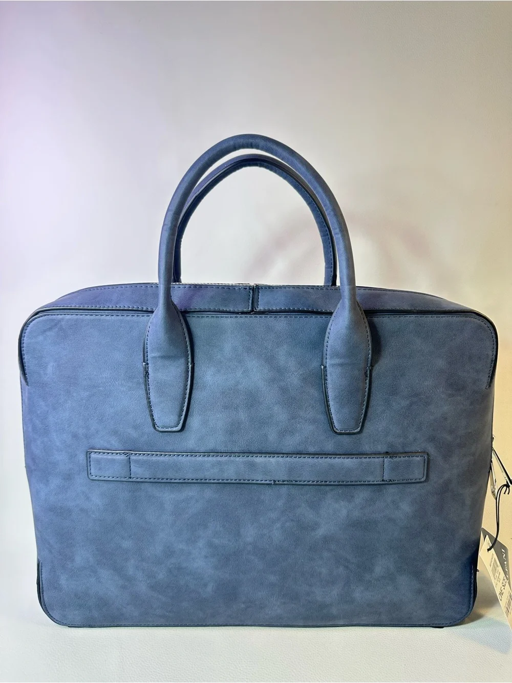 New Men’s Alfani Blue Messenger Bag/Briefcase